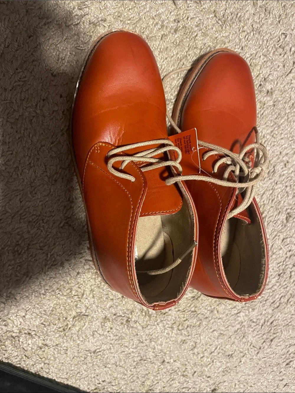 Deer Stags Men's Burnt Orange Leather Chukka Boots